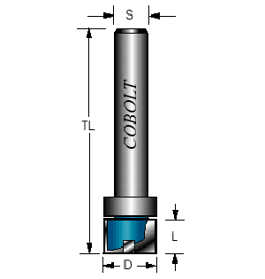 MALLFRÄS D= 12, L= 8MM