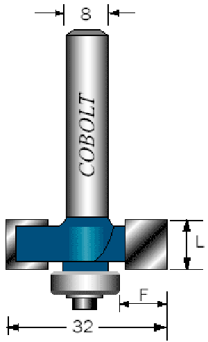 FALSFRÄS COBOLT L:12MM